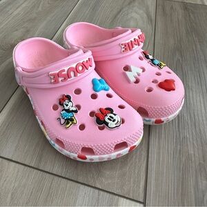 Crocs Kids Minnie Mouse Clogs Pink Size C12 Disney Mickey & Friends